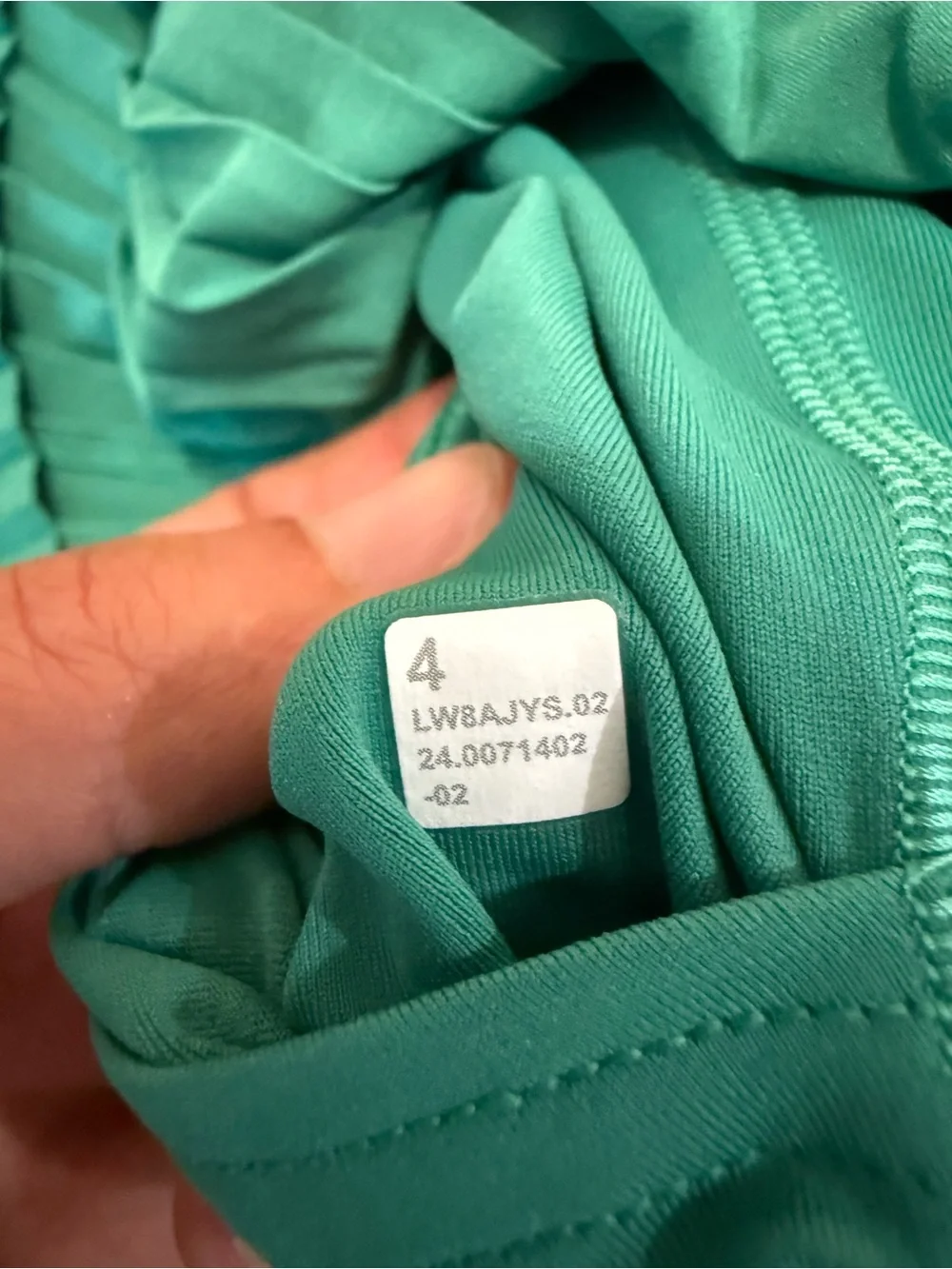 lululemon athletica Varsity High rise Cascadia Green Tennis Skirt